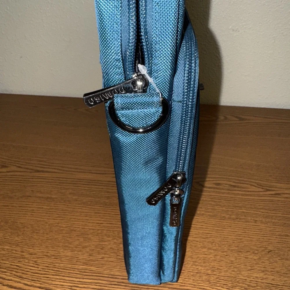 DOMISO 17.3 inch Laptop Bag Business Briefcase 17-17.3 inch, Turquoise